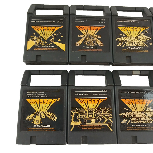 Lot of 8 Magnavox Odyssey 2 Video Game Cartridges - Vintage 1970s/80s - Picture 2 of 8